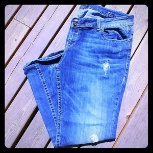 Vigoss The Chelsea Slim Boot *Distressed* Sz 24